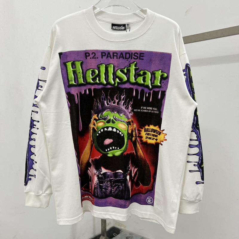 Hellstar Horror Book Long-Sleeve Tee