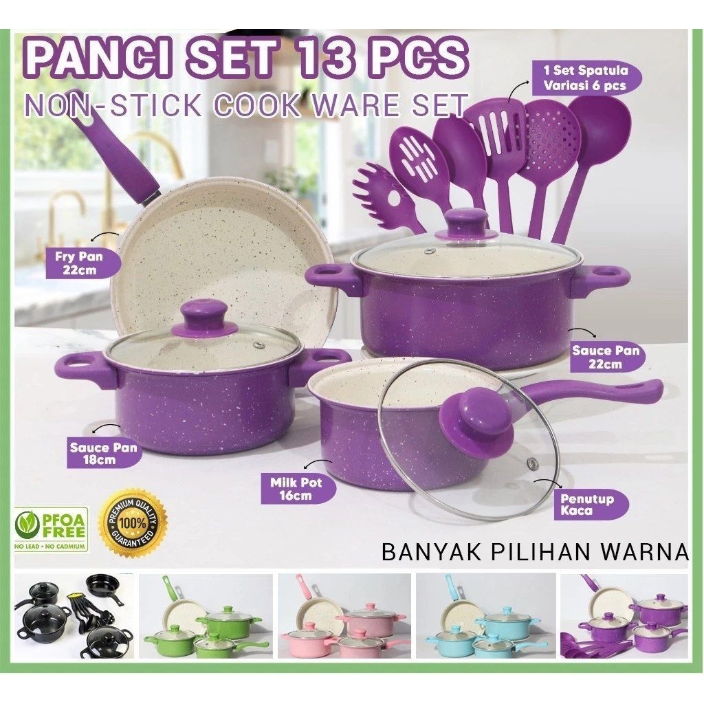 PANCI SET 13 BARANG | PANCI 1 SET ISI 13 PCS | PANCI WARNA