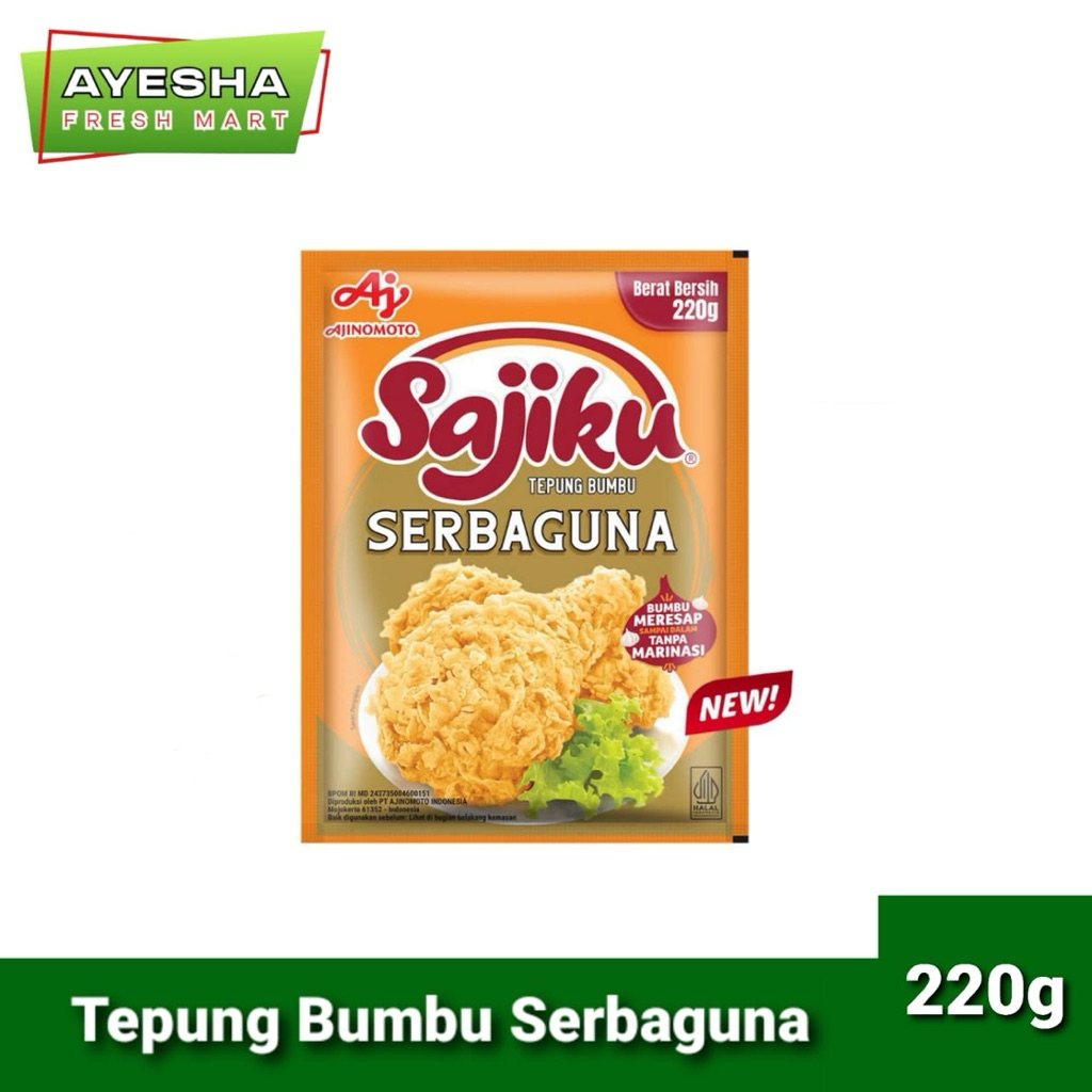 Tepung Sajiku.Tepung Bumbu sajiku 220g
