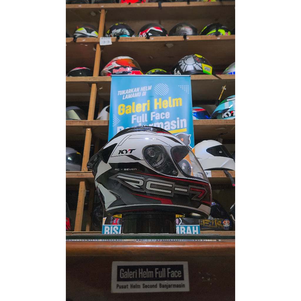 KYT RC7 SERI 14 GLOSSY SECOND