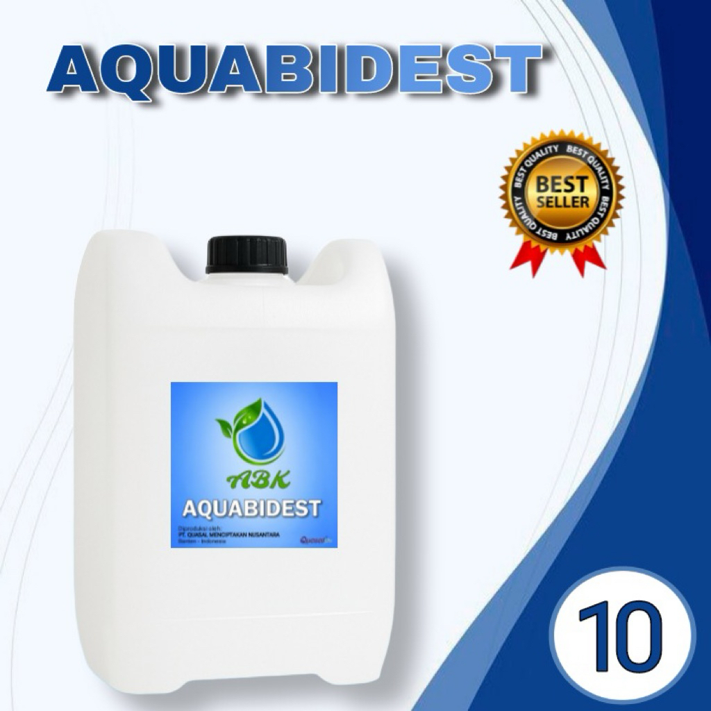 Aquabidest / Aquabidestilata / Aquabidest 10 Liter