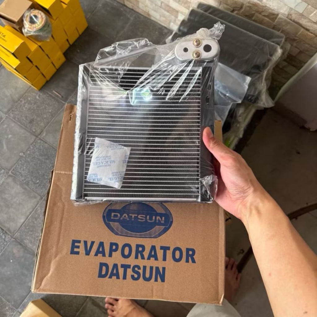 Evap Evaporator Cooling coil Ac Mobil Datsun Go Dus Datsun/Pokka/Stal Kwalitas