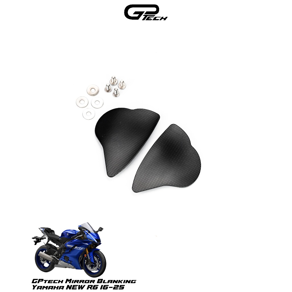 GPTECH MIRROR BLANKING YAMAHA R6 NEW 16-25