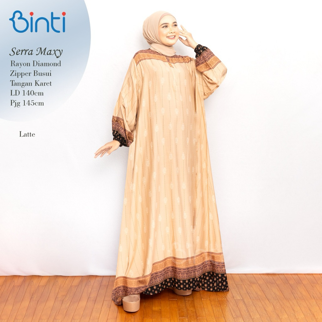 SERRA MAXY BINTI / GAMIS KATUN JUMBO BIGSIZE LD 140 / GAMIS BUSUI KATUN RAYON BAJU BESAR
