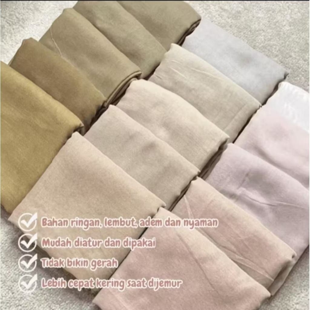 COD TERMURAH HIJAB PARIS JADUL VARISHA/AZARA SUPER FASHION IRIGINAL JILBAB POLOS SEGI EMPAT