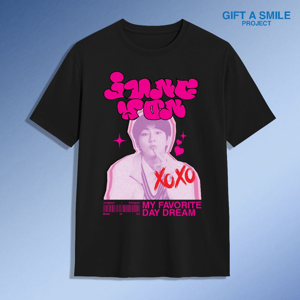 Kaos/T-Shirt KPOP Custom ENHYPEN - JUNGWON