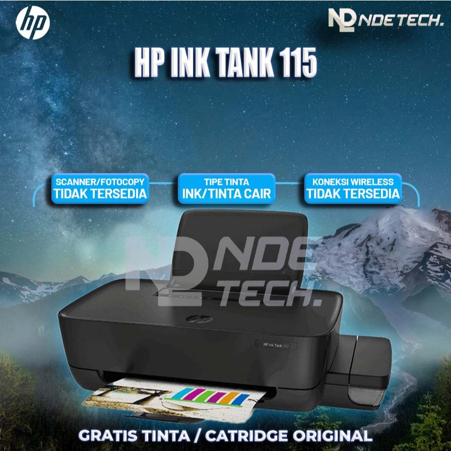 Printer HP Ink Tank 115 - Free Tinta Original