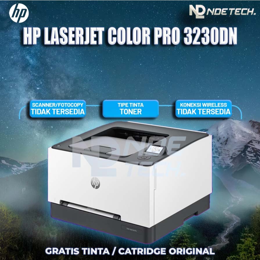 Printer HP Laserjet Color Pro 3230dn - Free Tinta Original