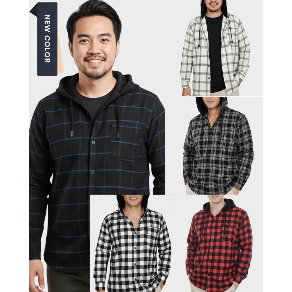 Kemeja Flanel Hoodie Distro