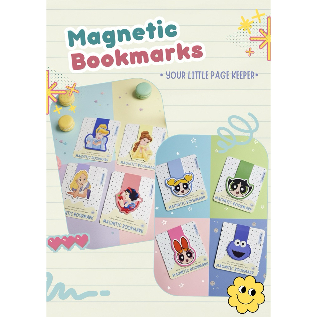 MAGNETIC BOOKMARKS | PEMBATAS BUKU MAGNET | PEMBATAS BUKU LUCU |M