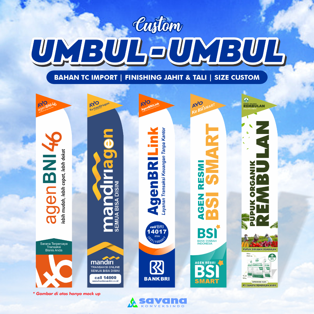 Cetak Umbul - Umbul Kain Umbul - Umbul Kain Custom Umbul - Umbul BRILink