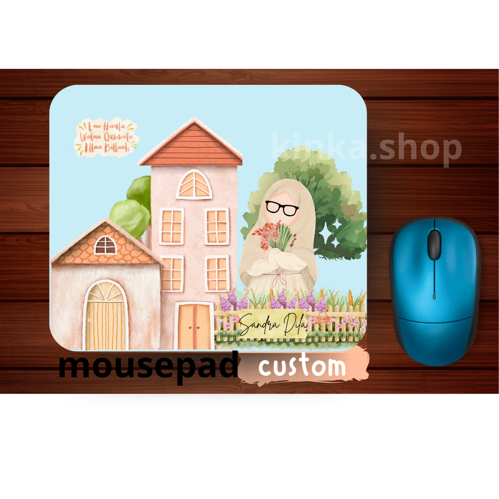 MOUSEPAD CUSTOM SOUVENIR MOUSEPAD CUSTOM NAMA
