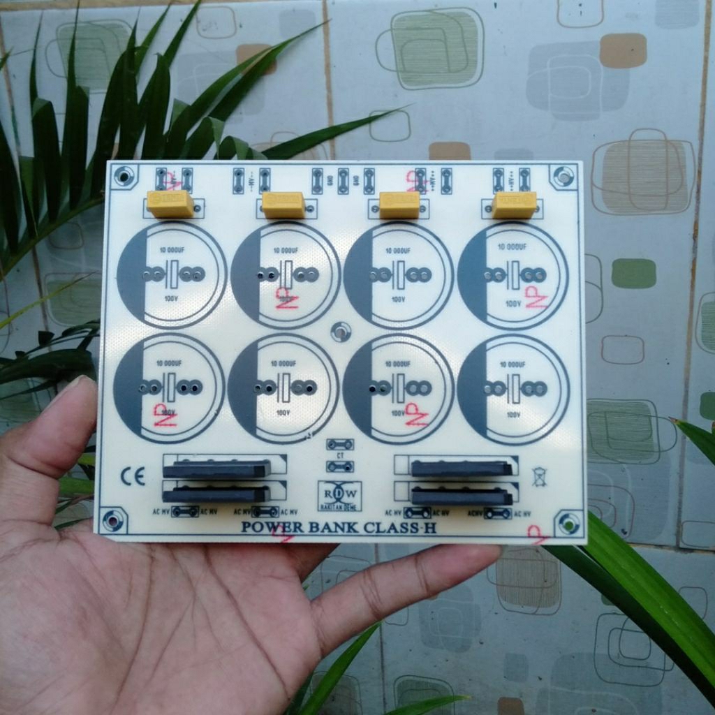 pcb psu class H 8 elco fiber full komponen