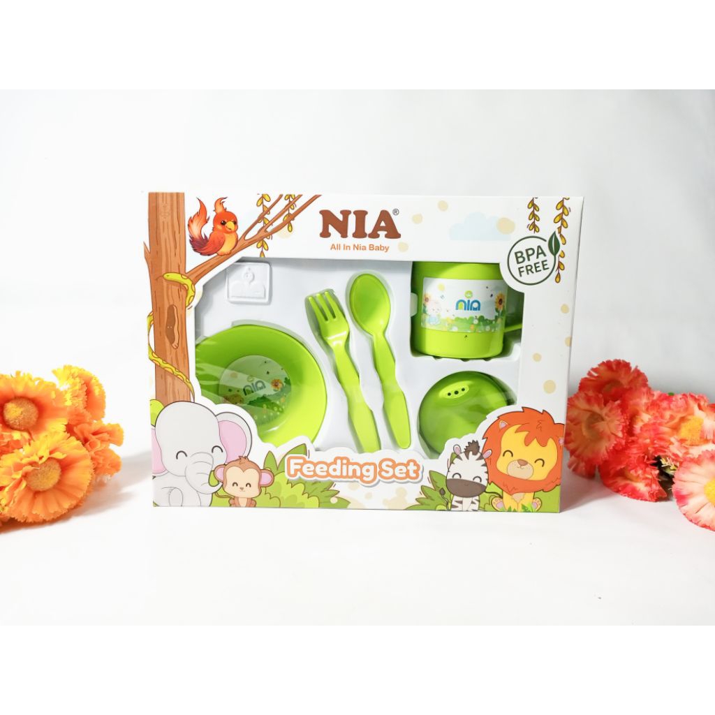 Nia Feeding Set / Nia Tempat Makan Box / Box Kecil
