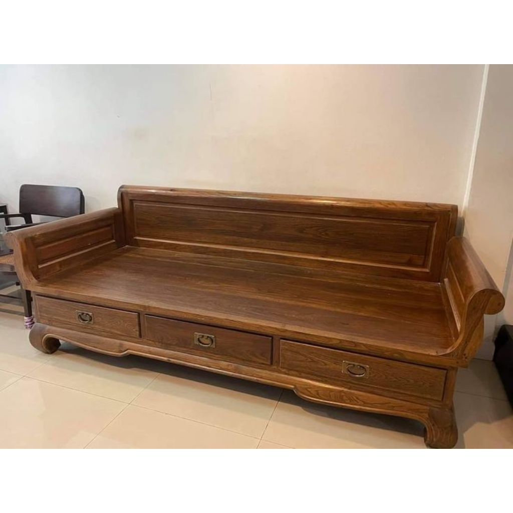 Sofa Kayu Jati Minimalis 3 Laci Ruang Tamu