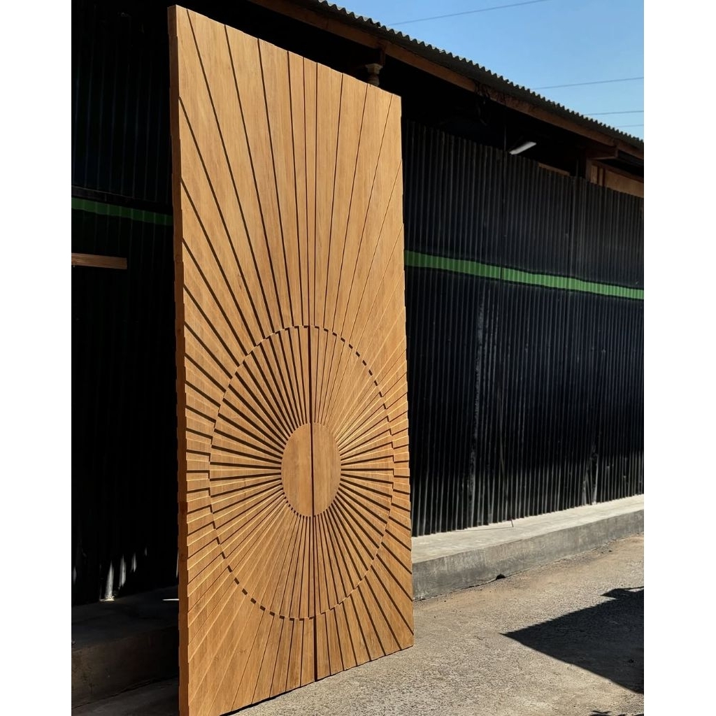 pintu kuputarung jati pintu utama jati solid pintu kusen jati