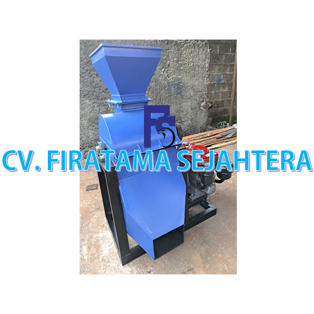 Mesin Penepung Jagung - Mesin Hammer mill Besi Dengan mesin Diesel 10 HP