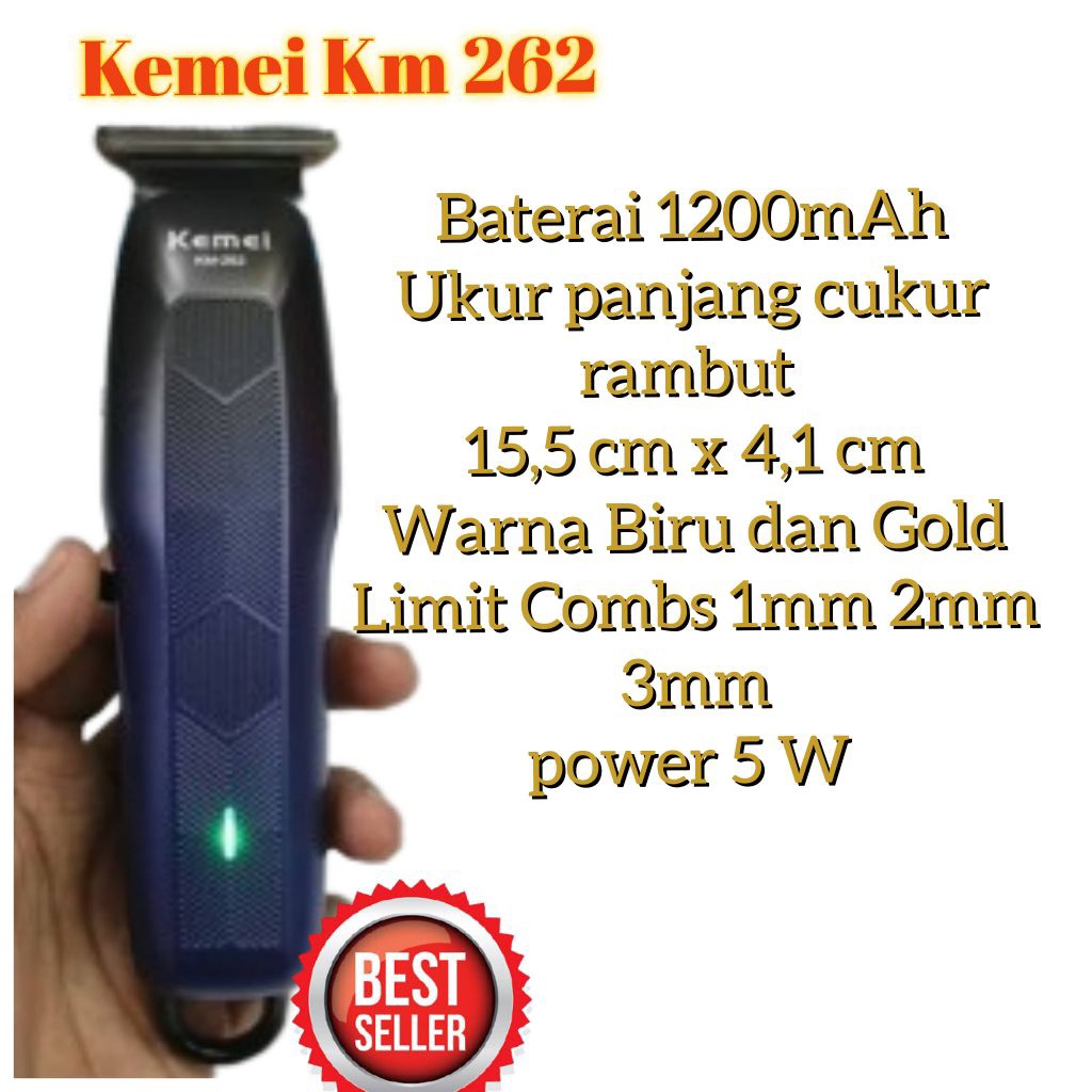 Cukur Rambut Kemei Km262 Clipper Potong Rambut Original
