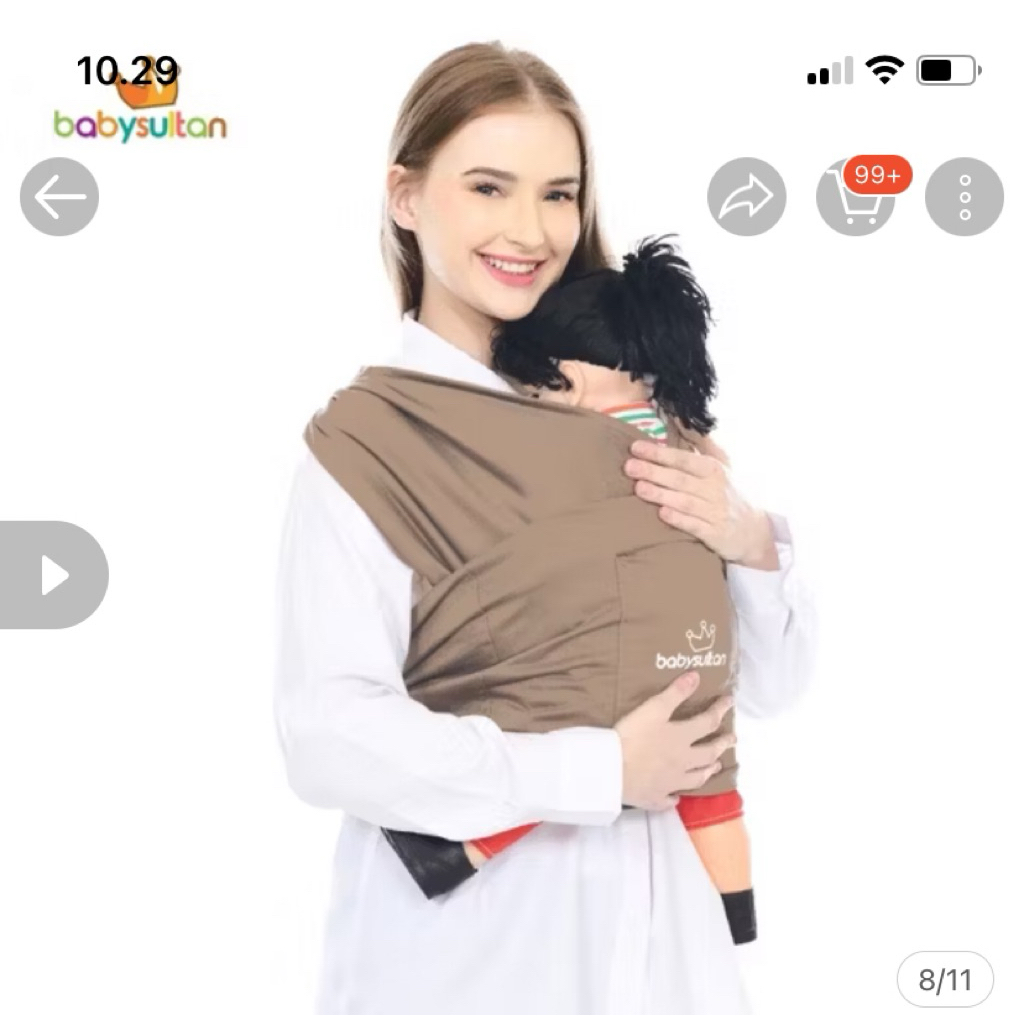 Preloved Gendongan M Shape Baby sultan