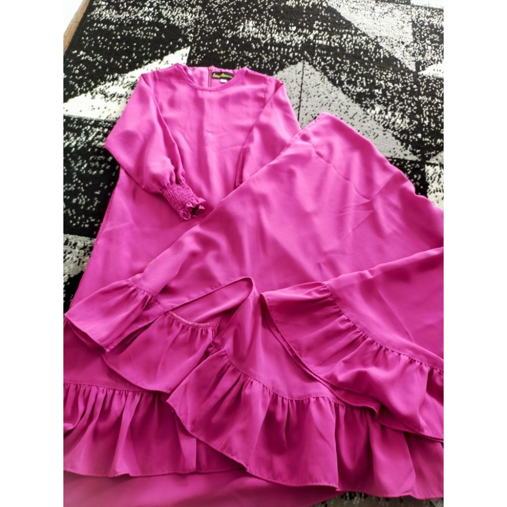 Gamis Anak + Khimar Langit Biru (Preloved)