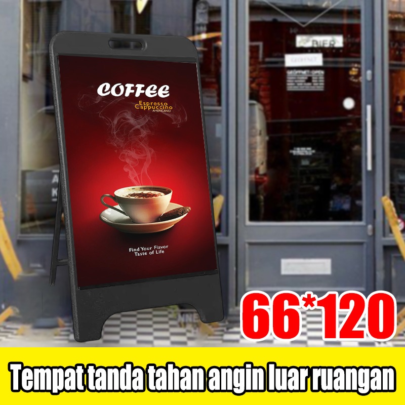 Tempat pajangan luar ruangan yang dapat dilipat, tahan angin, tahan sinar matahari, dan tahan hujan,