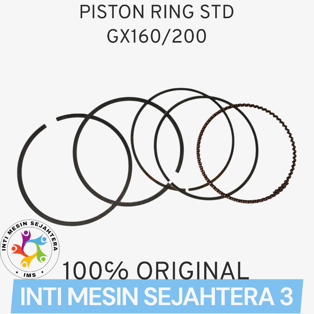GX160 Piston Ring Set / GX200 Piston Ring Set STD  ORIGINAL