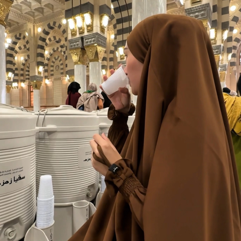 BRSYARI RAIHANUN SET Mina Mazen Pakaian Muslim Anti UV