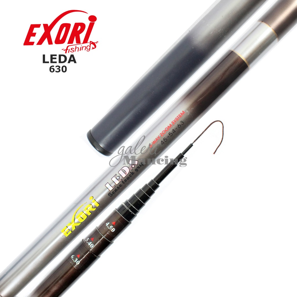 Joran Tegek Exori  Leda 360 s/d 630 | High Carbon | Galeri Mancing
