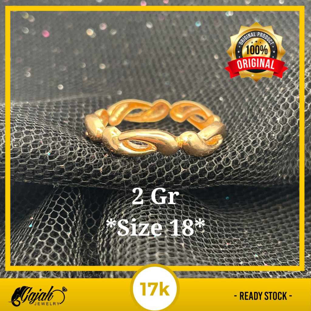 Cincin Emas 17K 2 Gram Toko Emas Gajah Online Salatiga 7868