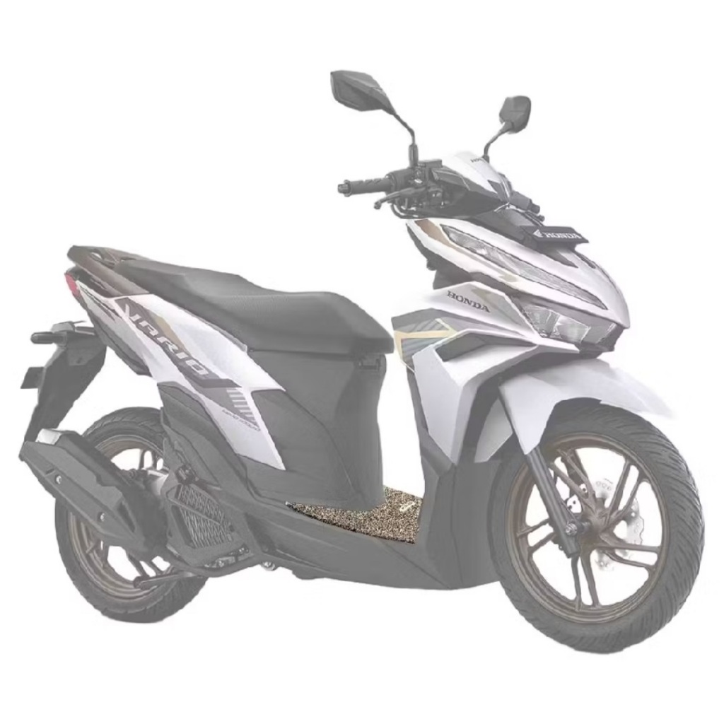 DRACCO karpet motor VARIO 160 premium tebal 18 mm anti slip aksesoris sepeda motor
