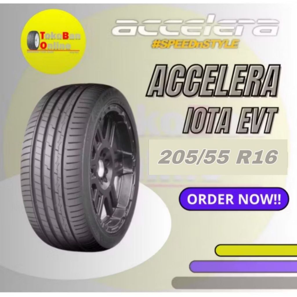 Ban Accelera 205/55R16 205/55/16 20555R16 205/55 20555 R16 R 16 IOTA EVT