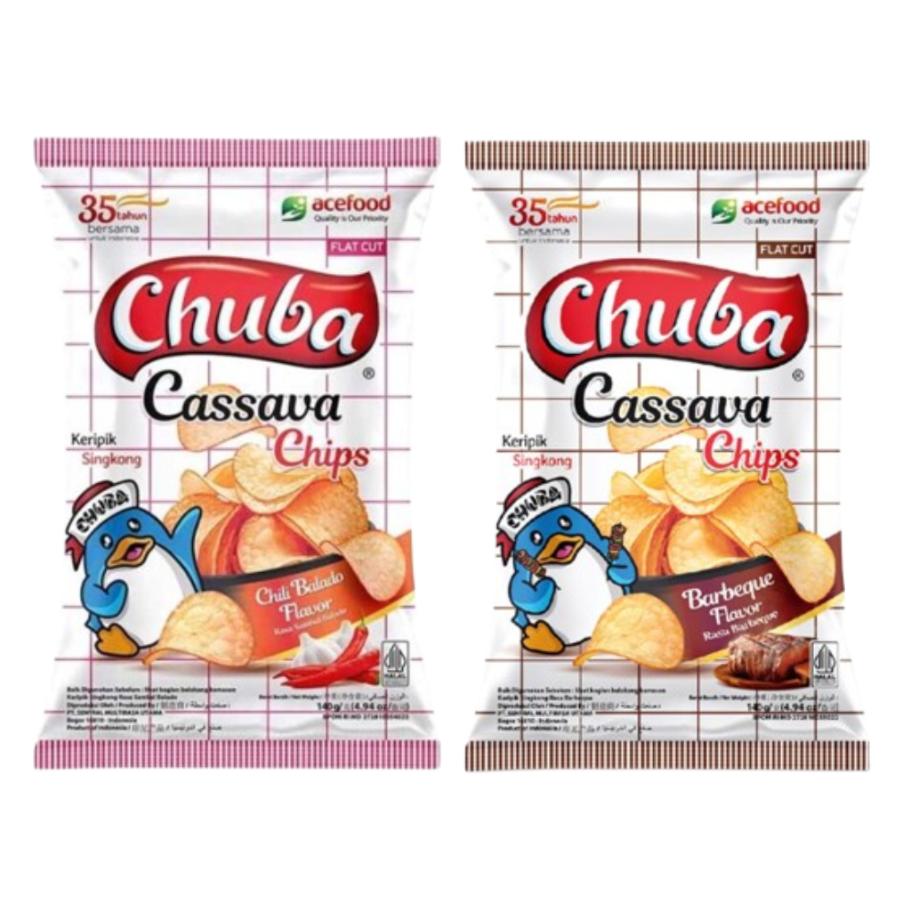 Chuba Cassava Chips / Keripik Singkong 140 Gr