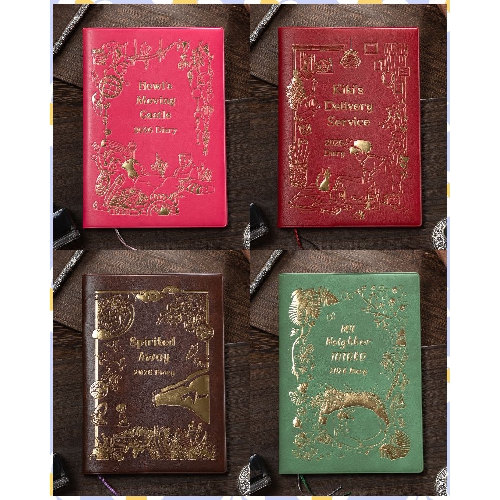 

Buku Planner 2026 Ghibli Original Totoro Howls Moving Castle Kiki Delivery Service Spirited Away