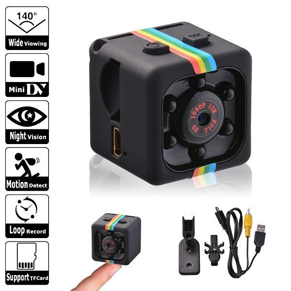 Camera Spy Mini Dv SQ 11 Spy Camera CCTV Mini FULL HD 720p SQ11