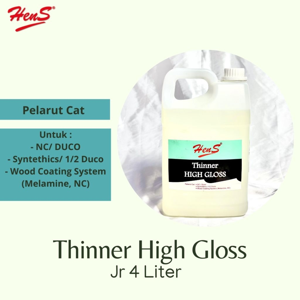 Thinner High Gloss || Thinner HG 4Liter