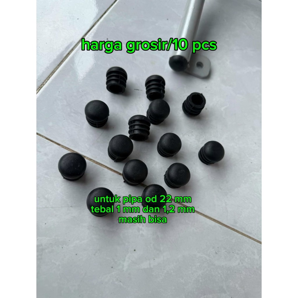 tutup pipa od 22 mm tebal 1-1,2 mm