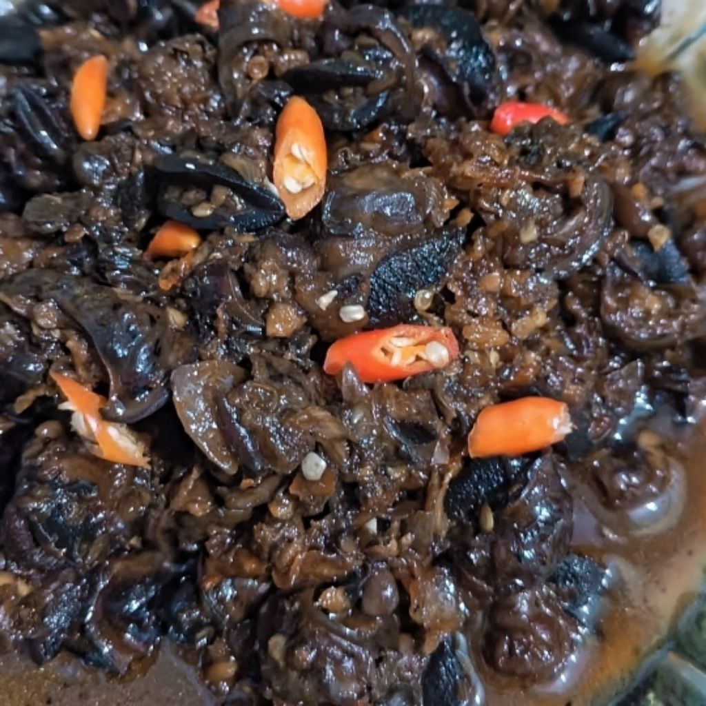 Krengsengan Bekicot/Rica-rica Bekicot kemasan 140 gram