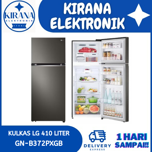 LG GN-B372PXGB Kulkas 2 Pintu Smart Inverter Dengan Door Cooling+