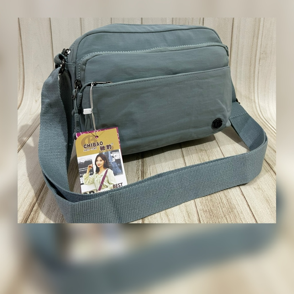 TAS SELEMPANG WANITA ORI CHIBAO 6Sleting CB117-SF ((Free DustBag))