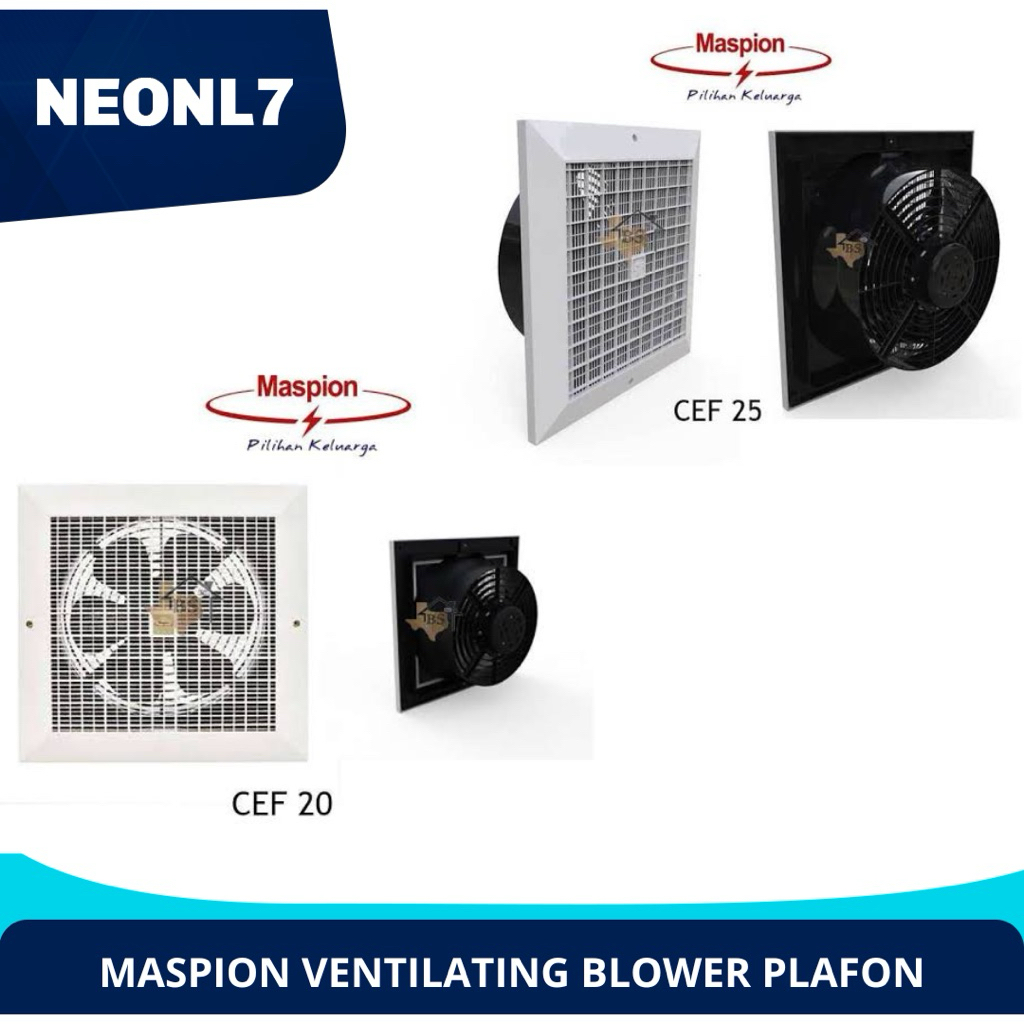 MASPION BLOWER VENTILATING FAN PLAFON CEF 20 CEF 25
