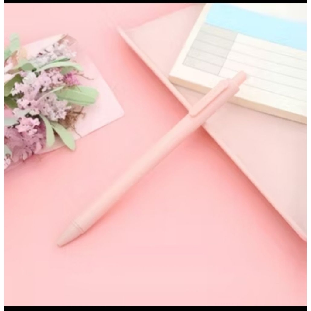 

Pulpen Gel lnk 0.5mm macaron tinta hitam alat tulis stationary / pulpen warna ...