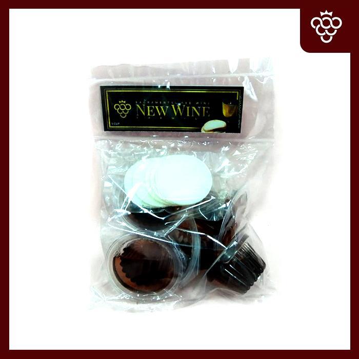 

Anggur Perjamuan Kudus Premium Cup + Hosti - Isi 5 cup