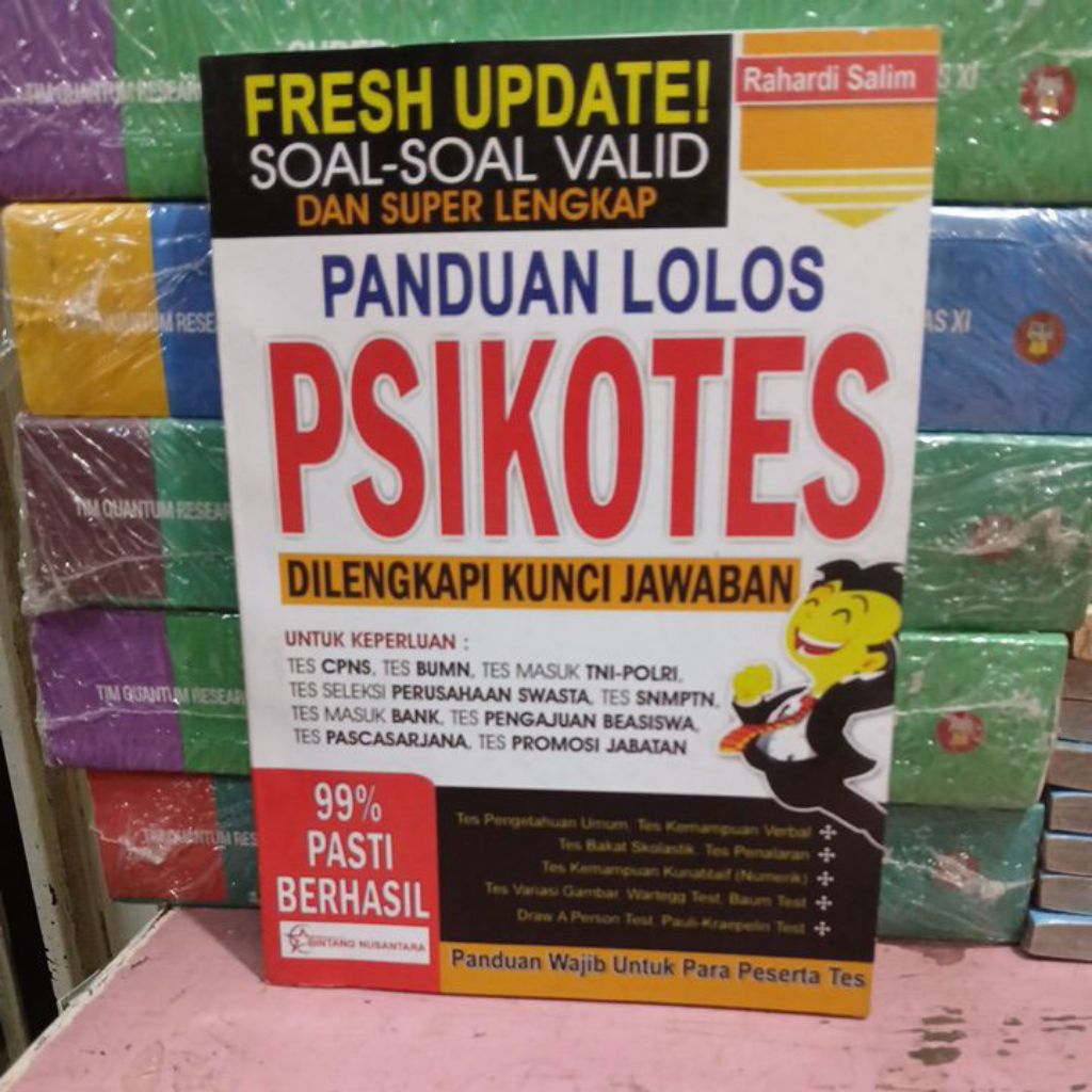 PANDUAN LOLOS PSIKOTES DI LENGKAPI KUNCI JAWABAN
