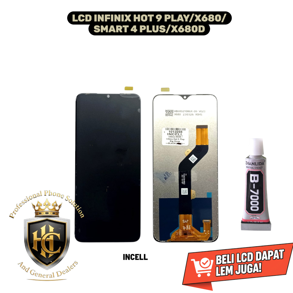 LCD+TS INFINIX HOT 9 PLAY / LCD DAN LAYAR SENTUH INFINIX HOT 9 PLAY