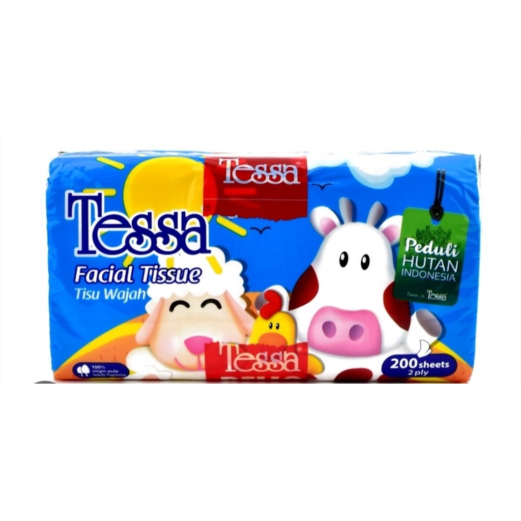 Tessa Tissue 200 sheet 2ply Tisu Tessa