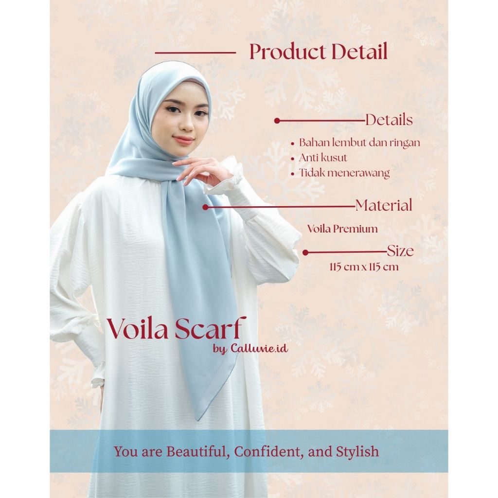 Voila Scarf | Voila Premium | Kerudung Voila | Calluvie