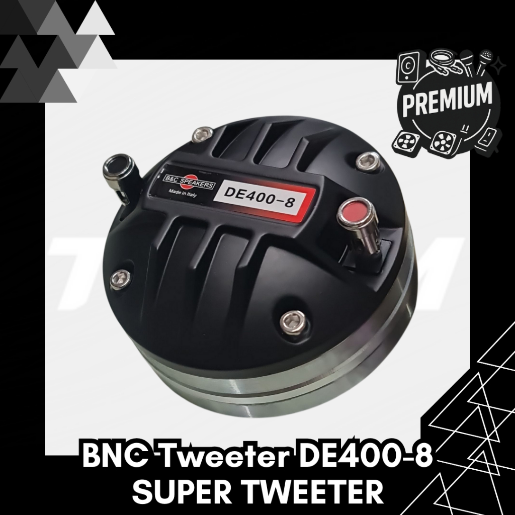 B&C Tweeter Neodinium DE400-8 – BNC Super Tweeter 8 Ohm | Suara Jernih & Powerful