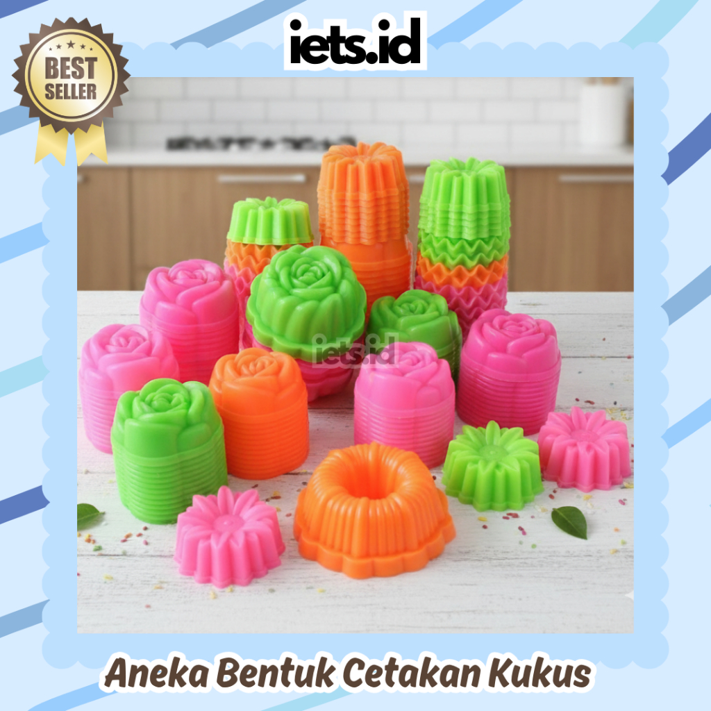 12 Pcs Cetakan Bolu Kukus Mawar Jasmine Lotus Cetakan Pudding Mawar Thailand Cetakan Jelly Cetakan P