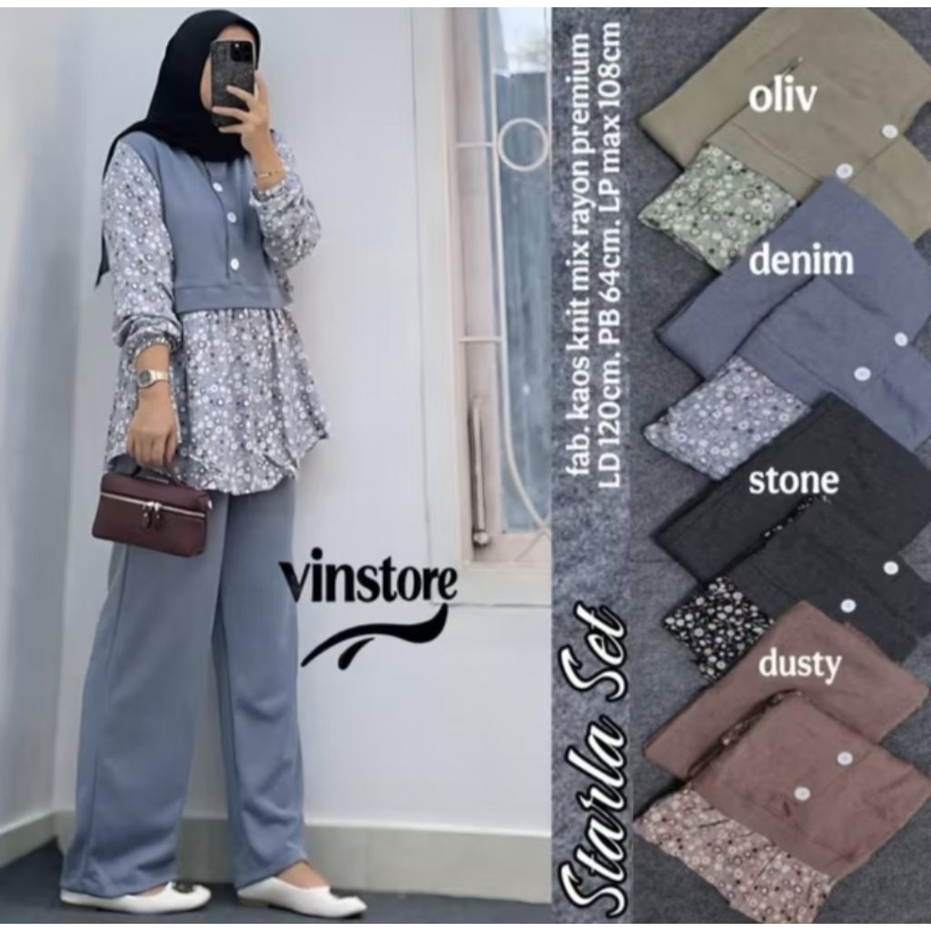 SETELAN WANITA STARLA SET #2