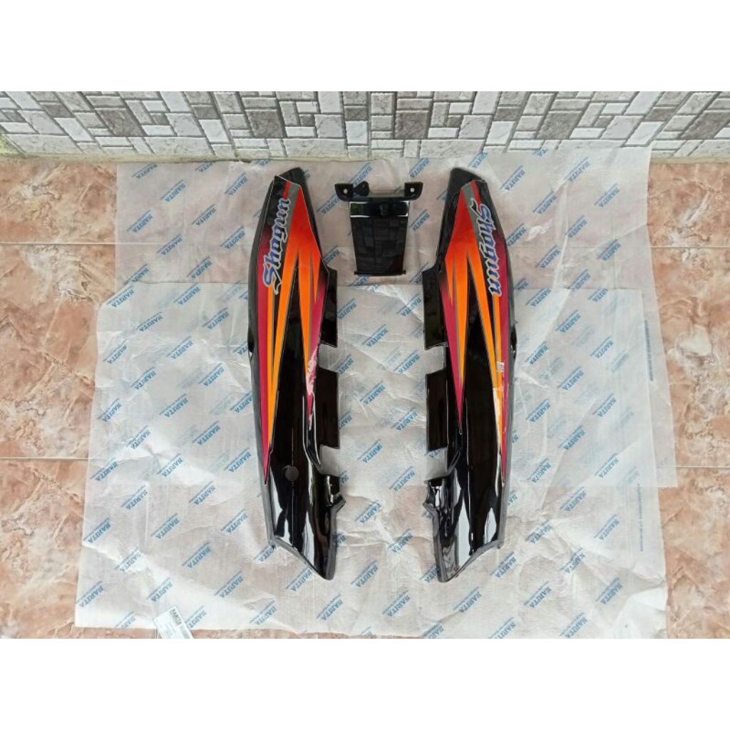 COVER BODY SUZUKI SHOGUN KEBO SET SETRIPING